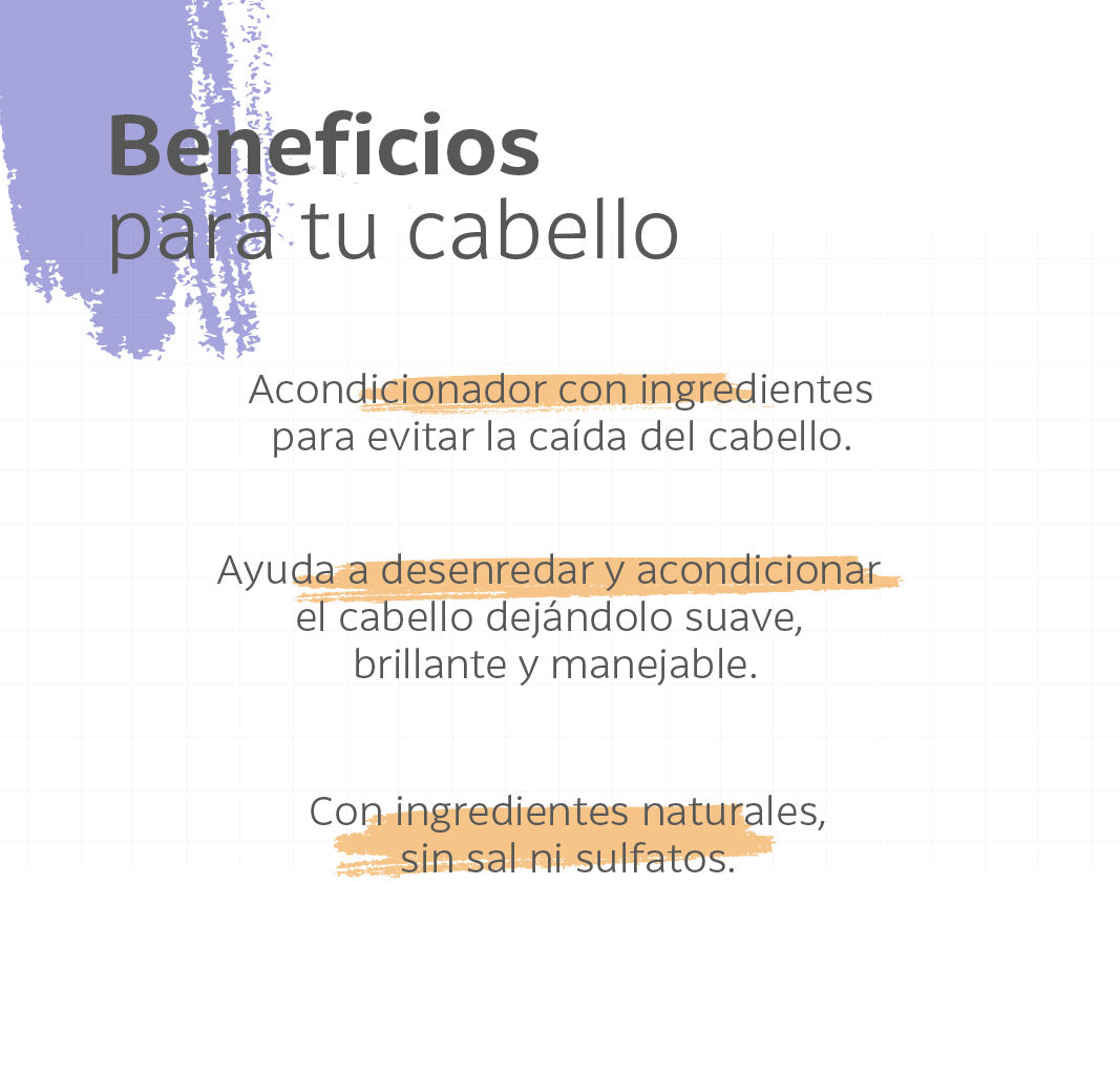 Acondicionador Anti-edad y Anticaída con Extracto de Romero y Coco