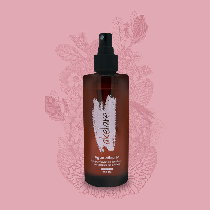 Agua Micelar Anti-edad con Agua de Rosas y Panthenol