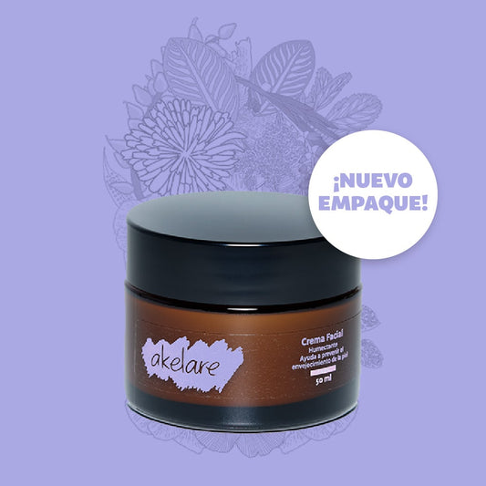 Crema Facial Humectante Anti-edad con Ácido Hialurónico y Aceite de Cannabis